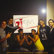 ZiFM Studio for DJ Idols 2013