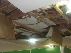 Ceiling collapse