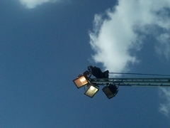 Flood light installation