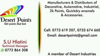 Desert Paints Business Cards