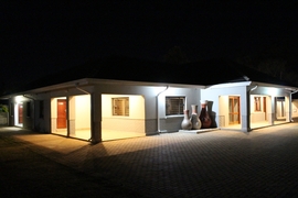 FIRN Lodge at night