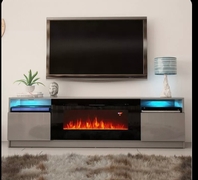 Tv stand fireplace 