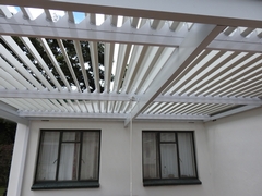 Adjustable Louvre Awning
